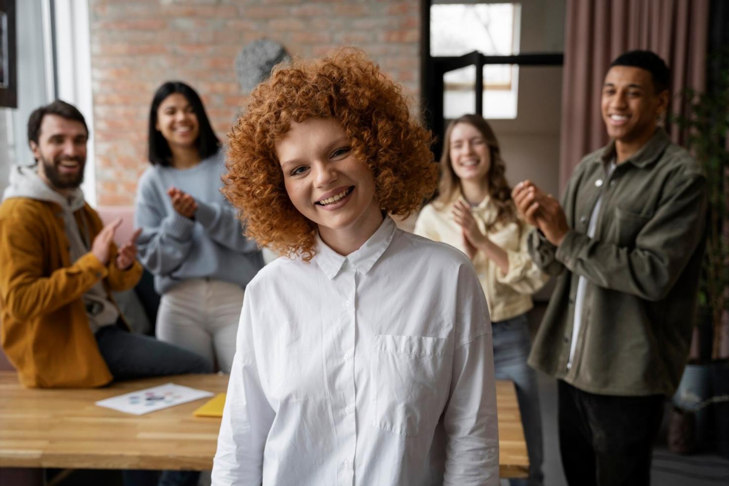 Professionelle Budgetplanung am Schreibtisch mit Unterlagen und Taschenrechner